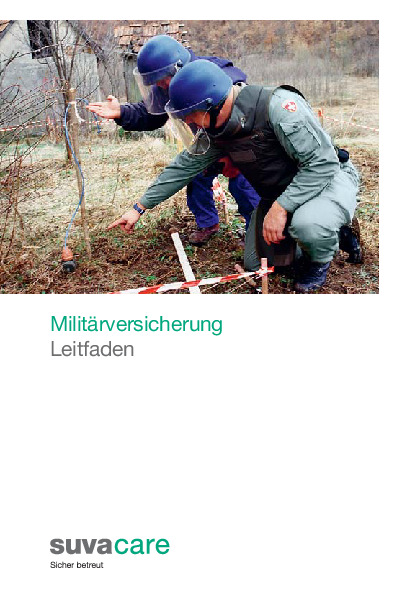 Leitfaden zur Suva Militärversicherung